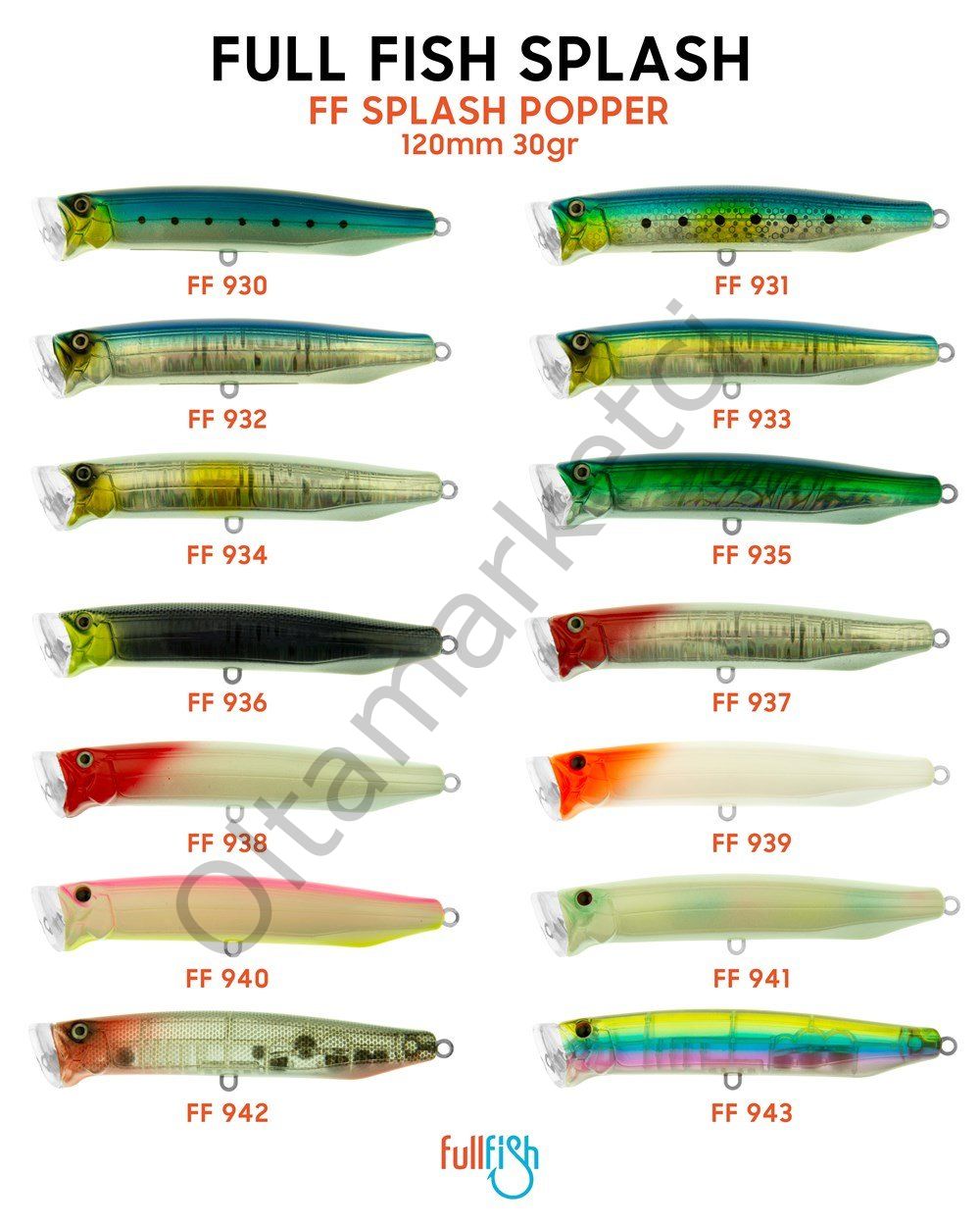 Full Fish Splash 12 Cm 30 Gr Popper