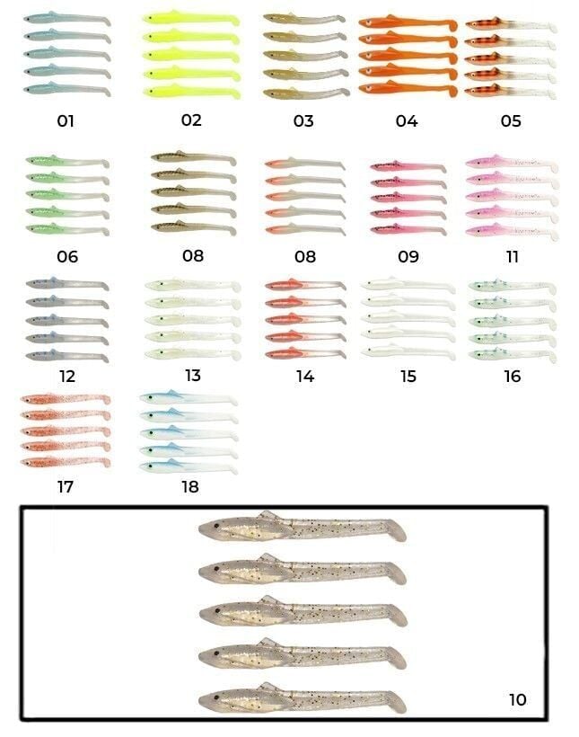 Captain Elegant 5cm Silikon Zargana