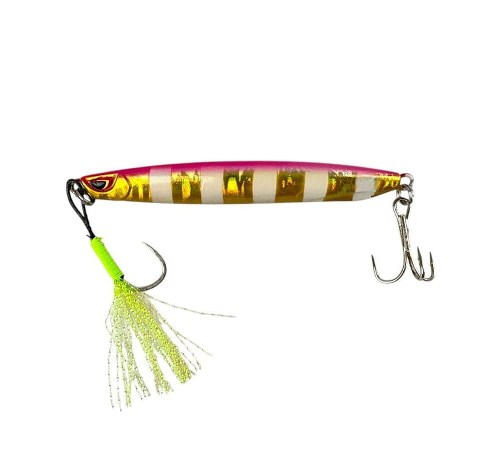 Sea Horse SS Special 25gr Jig Pink Gold Zebra Glow