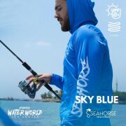 Sea Horse W.W Pro Angler Uv T-Shrt Sky B. 3XLarge