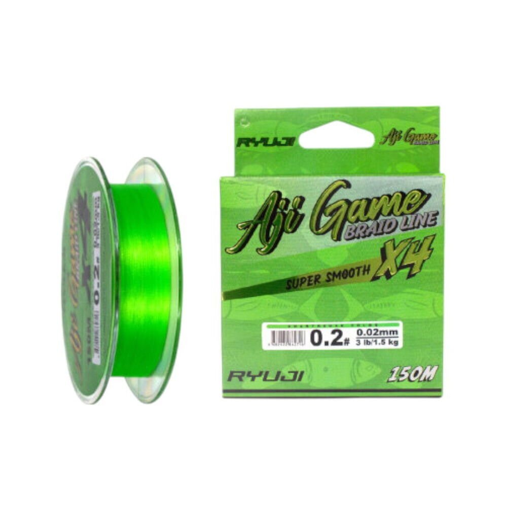 Ryuji Aji Game 4x 0,05 mm 150 Metre Chartreuse İp