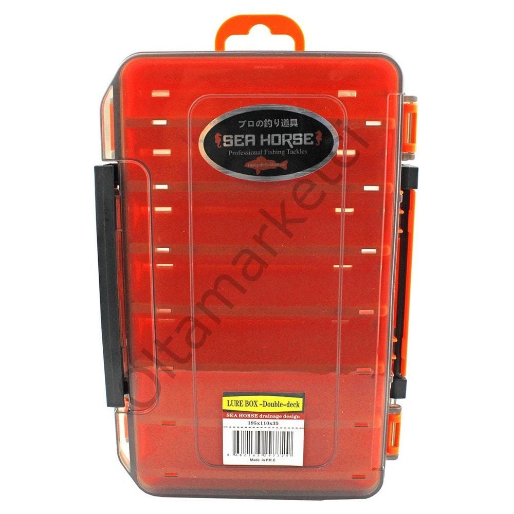 Sea Horse Lure Box Çift Taraflı