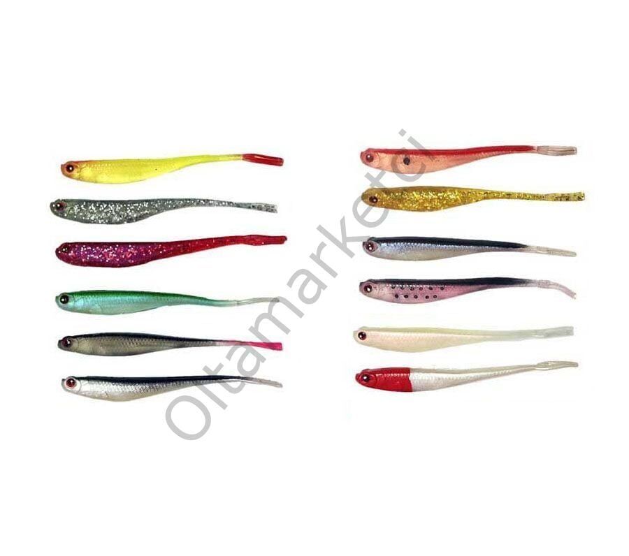 Sea Horse Maze Silikon Balık Mix 20'li Paket