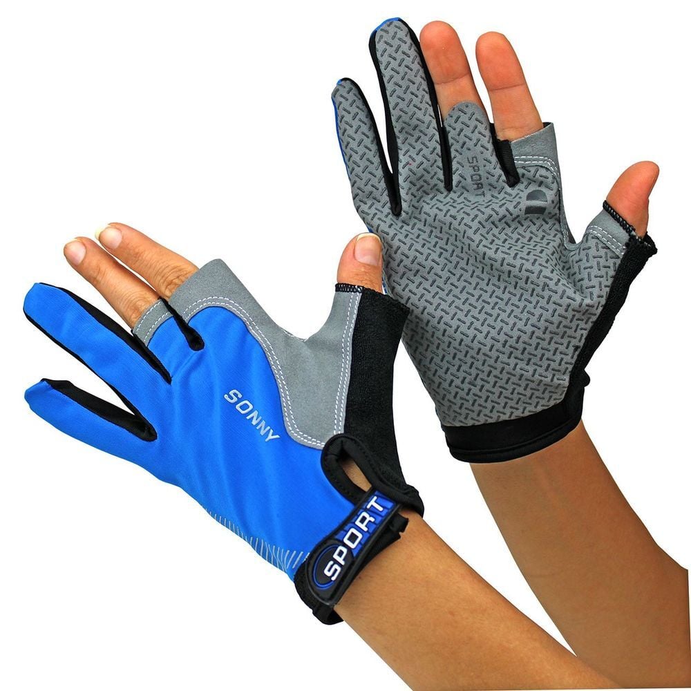 Sonny Yarım Kesik Spin Eldiveni Mavi