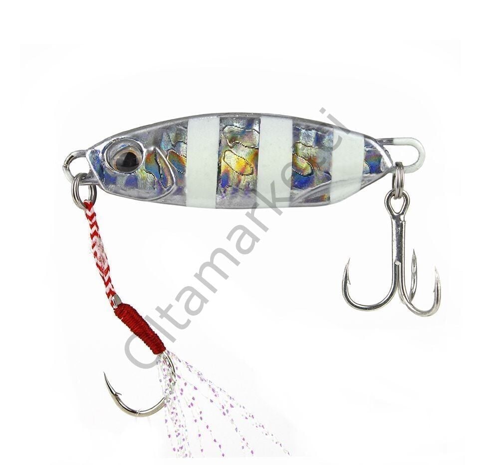Sea Horse Drag Jig 15 Gr Zebra Glow