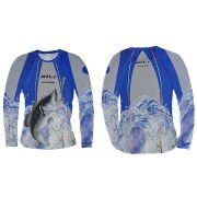 Wily Wear UV T-Shirt Partition Blue L