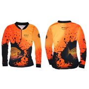 Wily Wear UV T-Shirt Fermuarlı Vision Orange XL