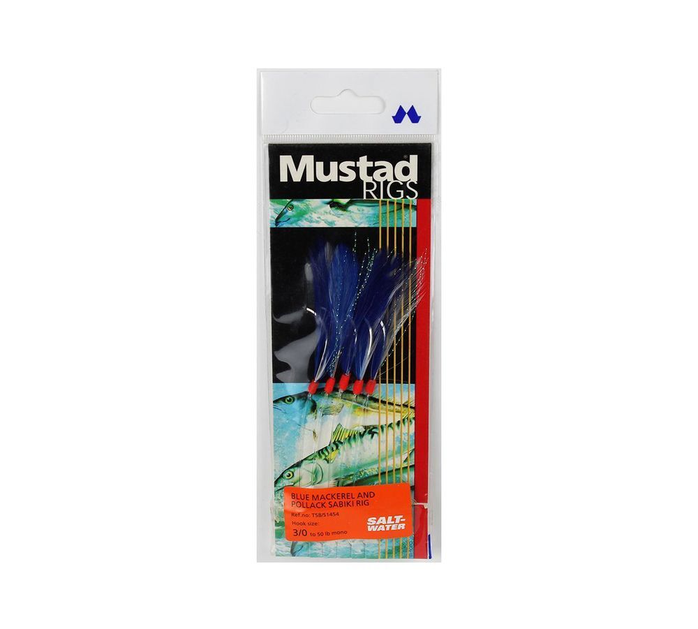 Mustad T58-S1454  Pollack Rıg 50lbs No:3/0 Çapari