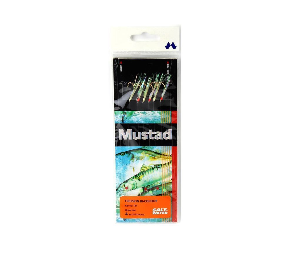Mustad T812 Fishskın Bı-Color Lbs15 No:4 Çapari