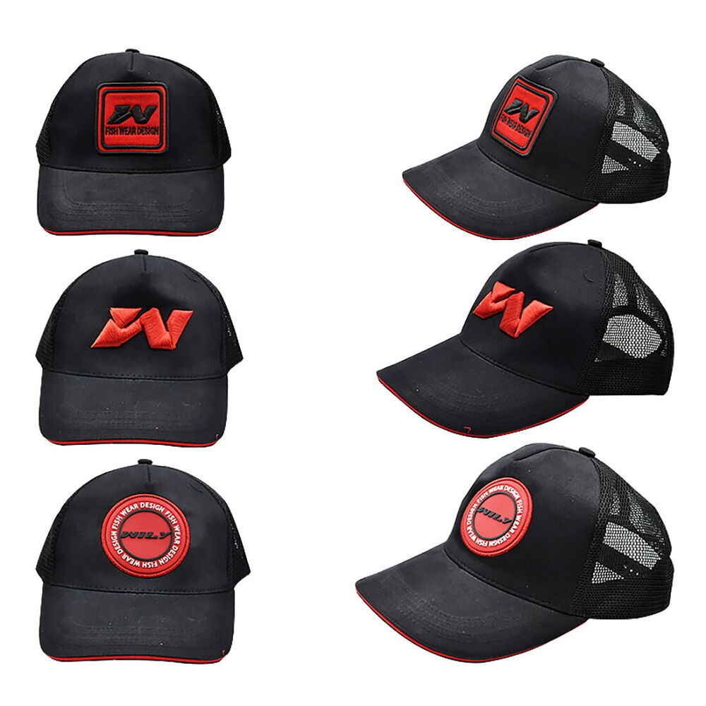 Wily Wear Sandviç Siperli Fileli Şapka Siyah