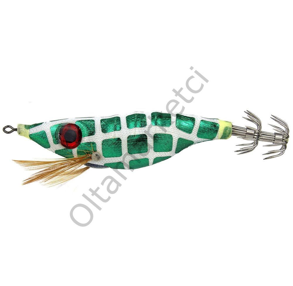Sea Horse Yeşil Zebra 8 Cm 9 Gr Kalamar Zokası
