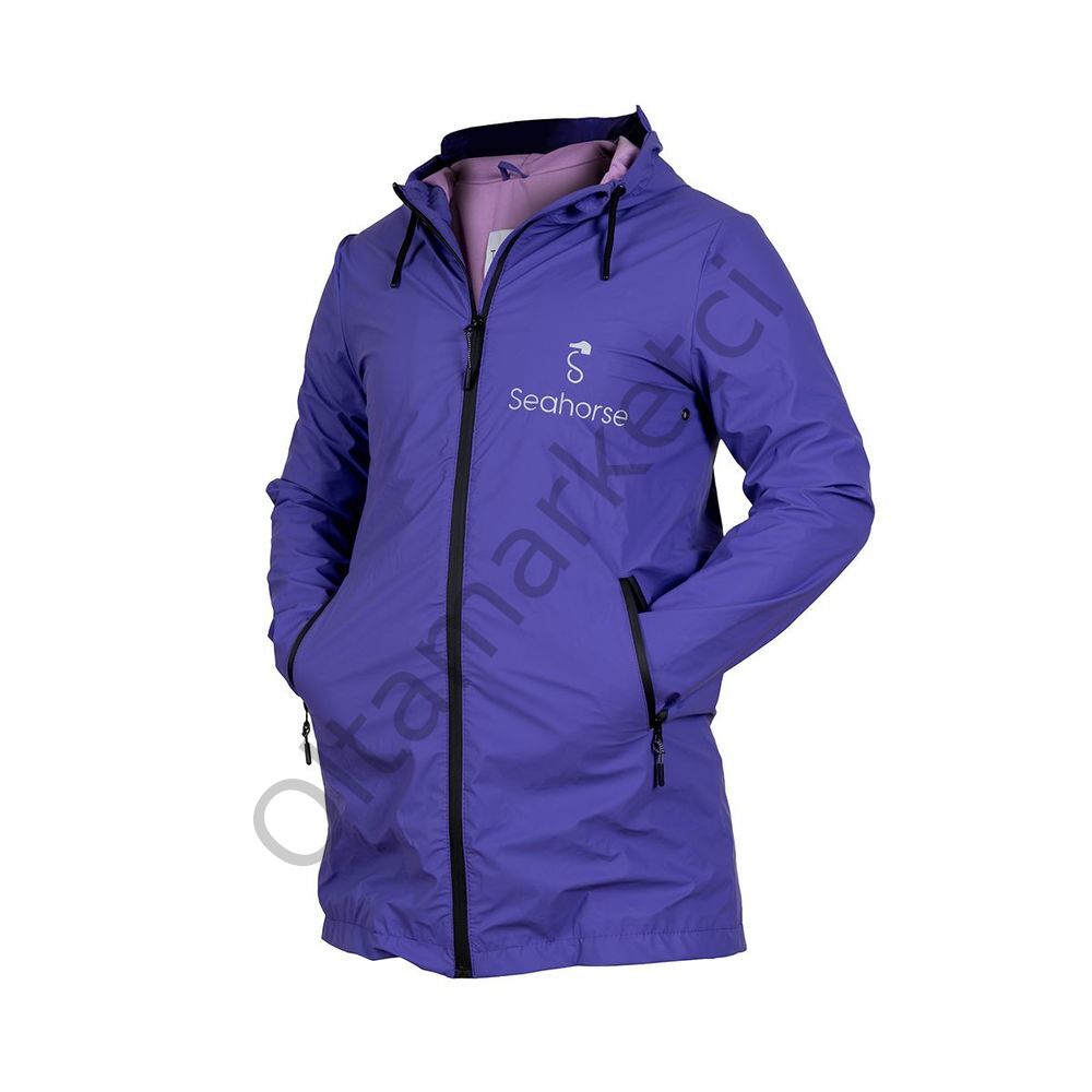 Sea Horse Luxury Yağmurluk Mor M Beden