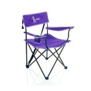 Miras Katlanır Sandalye  Bardaklı Mor