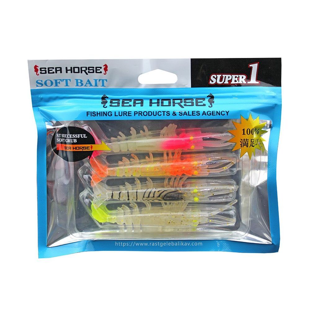 Sea Horse Manic Shrimp 7cm Mix Package 4 Lü