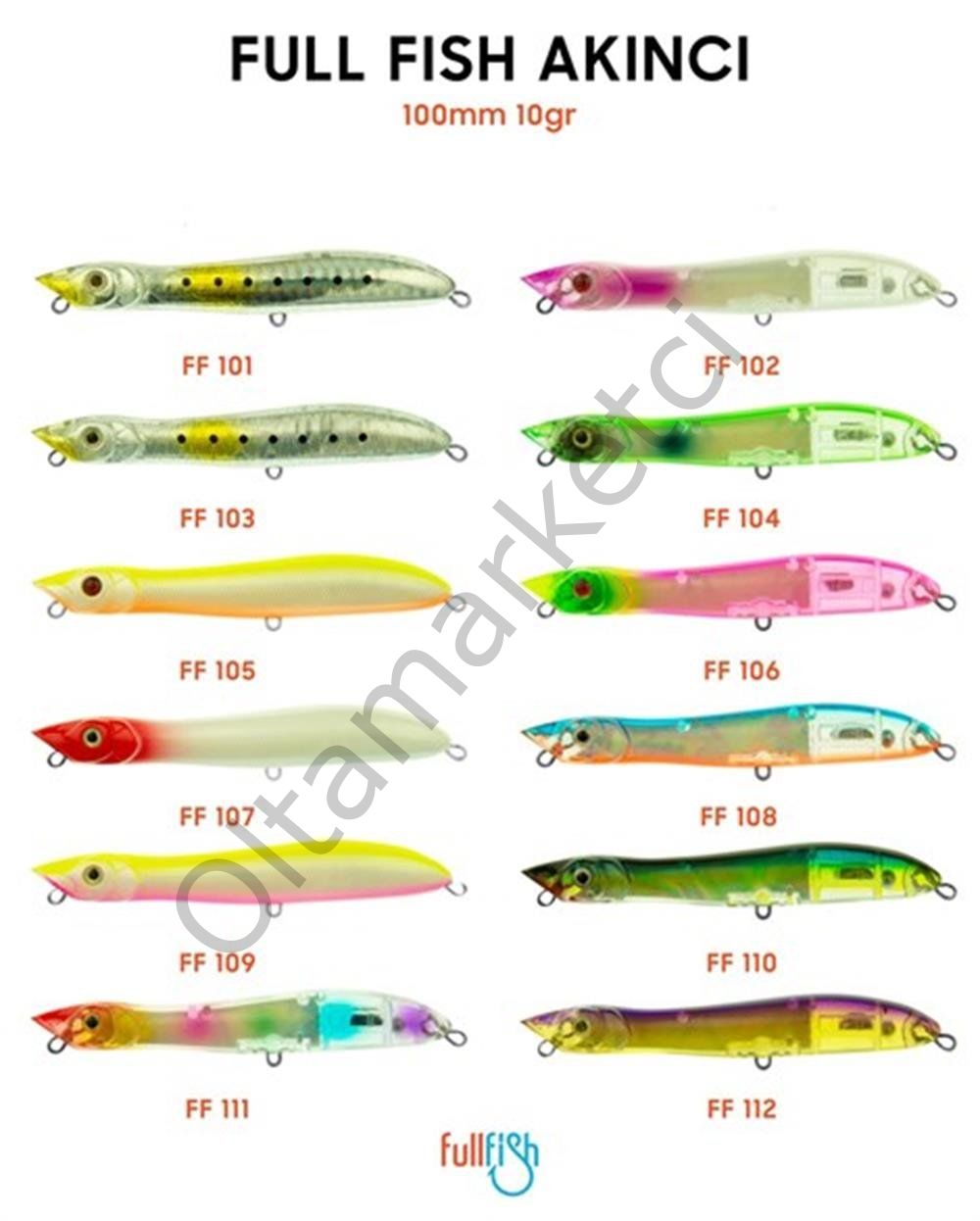 Full Fish Akıncı 10 cm 10 gr